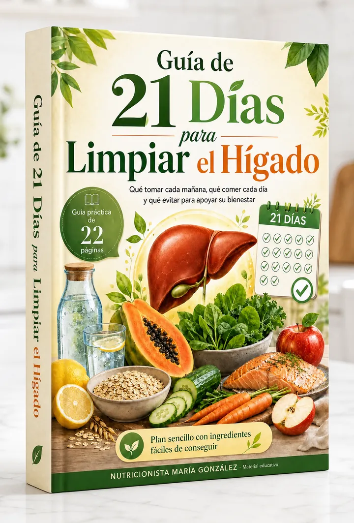 Guía de 21 Días para Limpiar el Hígado de la nutricionista María González